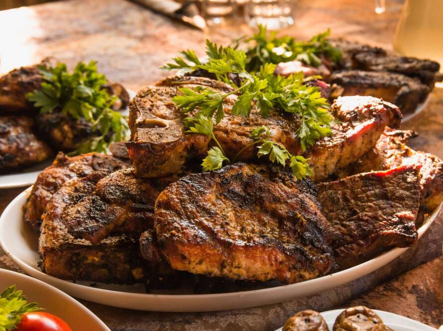 Carne cocinada